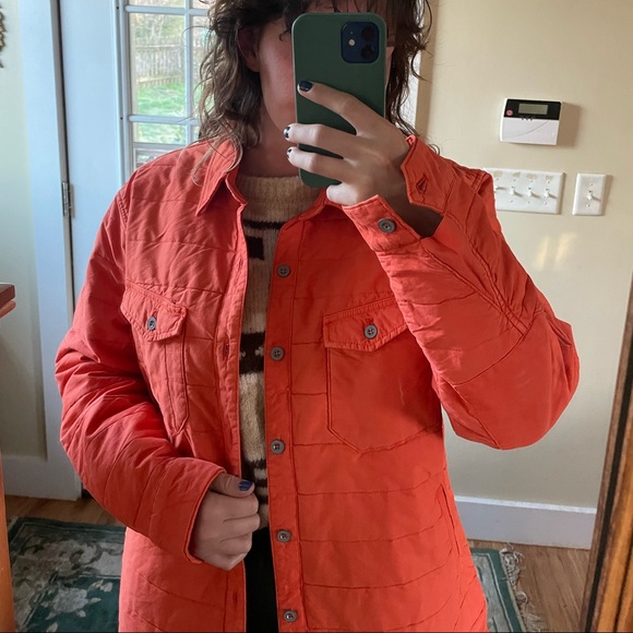 Oobē orange jacket size large - Picture 2 of 5